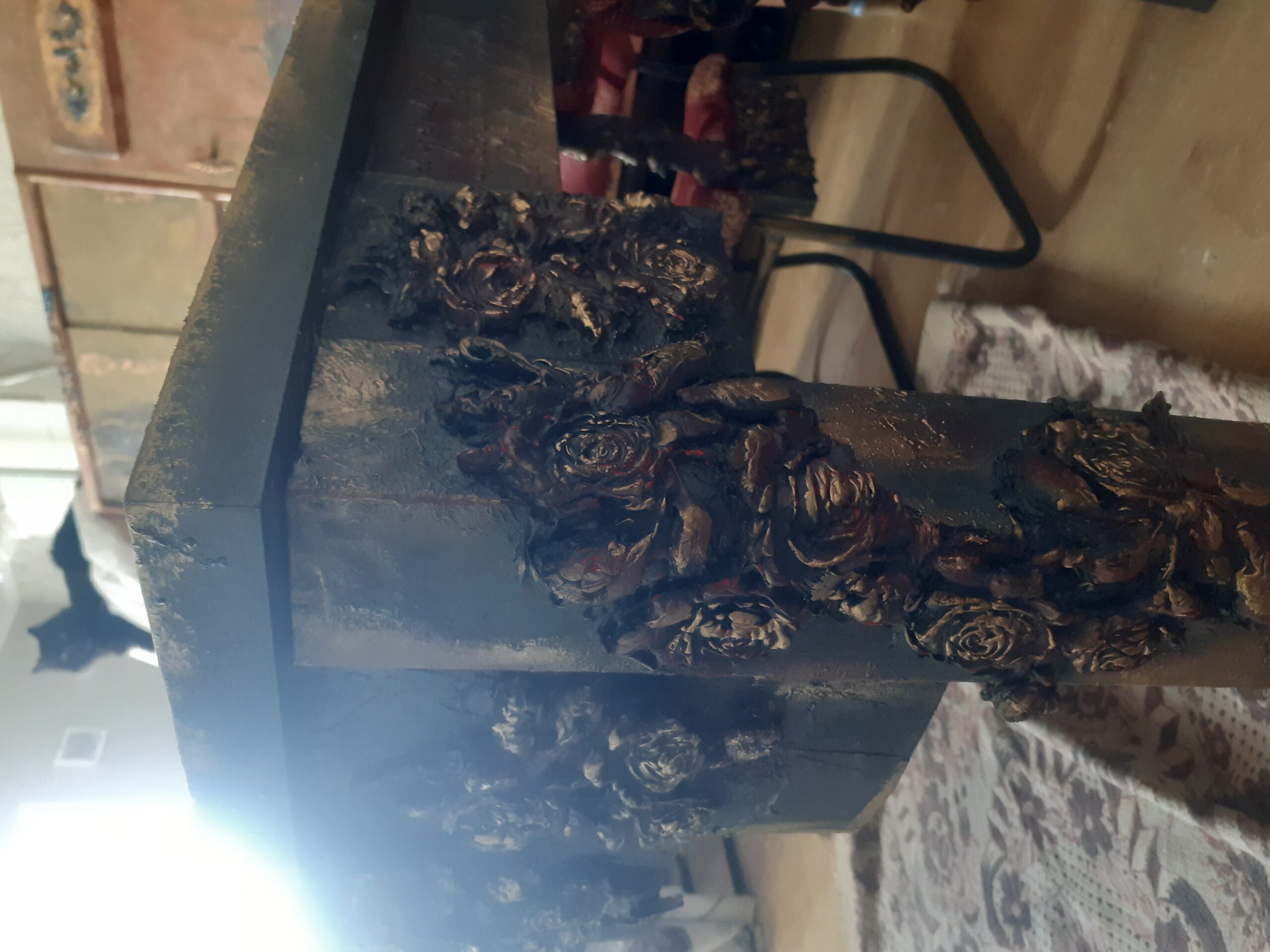 luxury antique style dining table set with six chairs – dark elegant design luxury antique style dining table set with six chairs – dark elegant design